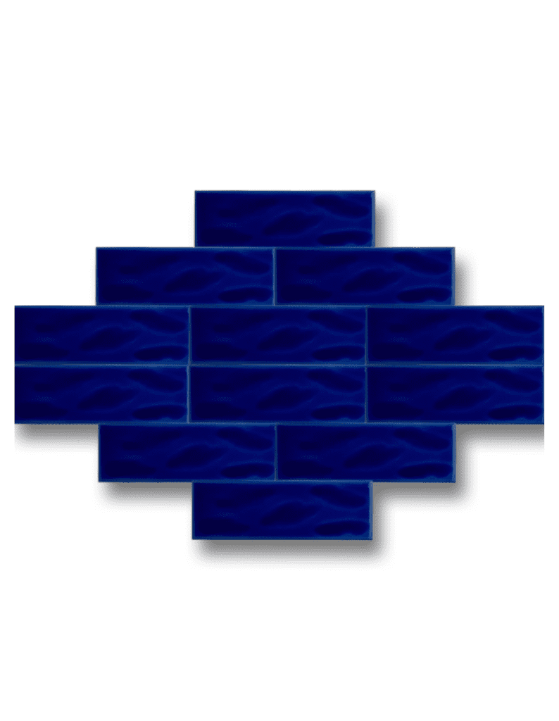 Balık Sırtı Seramik-12- 7x21 Mavi Çini, Kafe Seramikleri, Otel Tasarım Seramikleri, Lobi Çini Seramik Modelleri, Osmanlı Hamam Çinileri,