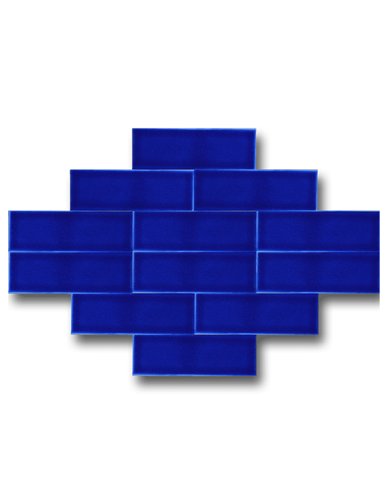 Balık Sırtı Seramik-03- 7x21  Balık Sırtı Kobalt Seramik,  Seramik Kafe, Cafe Seramikleri, Hamam Çinileri,